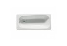 Bathtub rectangular Roca Contesa 150x70x40 cm steel, white 