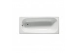 Bathtub rectangular Roca Contesa 150x70x40 cm steel, white - sanitbuy.pl