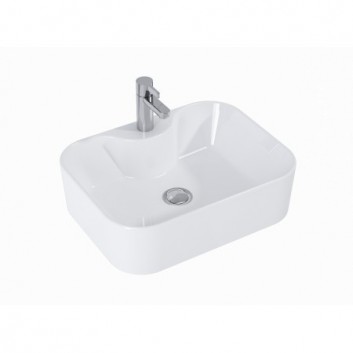 Countertop washbasin Elita Fiona 48x36,5x13,5 cm, white - sanitbuy.pl