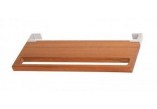 Shelf with railing Terma Triga 38 cm - buk
