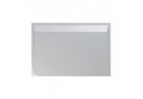 Shower tray konglomeratowy rectangular Ronal Sanswiss Ila 80x100 cm cover white, white - sanitbuy.pl