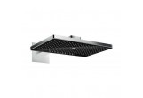 Overhead shower rectangular Hansgrohe Rainmaker Select 460 3jet with arm ściennym black/chrome 