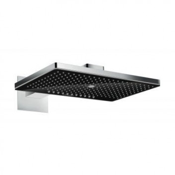Overhead shower rectangular Hansgrohe Rainmaker Select 580 3jet black/chrome - sanitbuy.pl