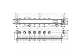 Set podstawowy Hansgrohe RainSelect for mixer termostatycznej na 5 odbiorników 