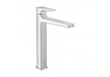Washbasin faucet standing tall Hansgrohe Metropol 260 EcoSmart with waste, chrome - sanitbuy.pl
