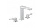 3-hole washbasin faucet standing Hansgrohe Metropol 160 EcoSmart with waste, chrome - sanitbuy.pl