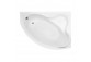 Corner bathtub Besco Delfina 166x107 cm asymmetric left white- sanitbuy.pl