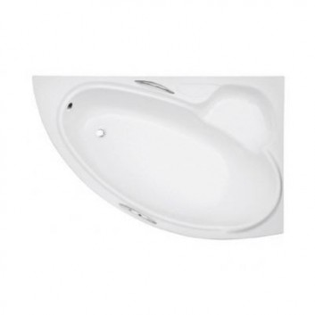Corner bathtub Besco Bianka 150x95 cm asymmetric left white - sanitbuy.pl