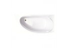 Asymmetric bathtub Besco Mini 150x70 cm right white 