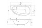 Corner bathtub Besco Bianka 150x95 cm asymmetric right white- sanitbuy.pl