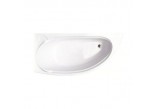 Asymmetric bathtub Besco Mini 150x70 cm right white - sanitbuy.pl