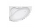 Corner bathtub Besco Ada 140x90 cm asymmetric right white - sanitbuy.pl