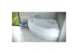 Corner bathtub Besco Finezja Nova 140x95 cm asymmetric right white- sanitbuy.pl