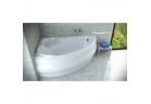 Corner bathtub Besco Finezja Nova 170x110 cm asymmetric left white