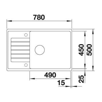 Zlewozmywak granitowy BLANCO ZIA XL 6 S Compact SILGRANIT PURADUR2 + korek automatyczny- sanitbuy.pl