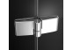 Shower cabin rectangular Ravak SmartLine SMSRV4 80x80x190 cm with coating AntiCalc, profile chrome glass transparent - sanitbuy.pl