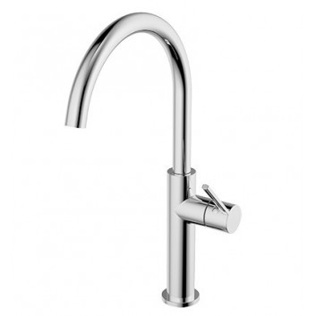 Sink mixer Omnires Tula obrotowa spout, chrome- sanitbuy.pl