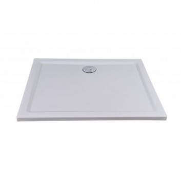 Shower tray rectangular Ravak Gigant 100x80 cm LA white- sanitbuy.pl