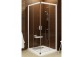 Shower cabin Ravak Blix BLCP4-90 semicircular satyna + grafit - sanitbuy.pl
