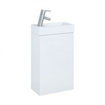 Set washbasin Elita Young Basic 40 cm z szafką białą - sanitbuy.pl