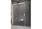Door shower Ravak Matrix MSDPS-110/80 L with side panel bright alu + transparent 