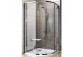 Shower cabin Ravak Matrix MSRV4-90/90 corner czteroelementowa satyna + transparent - sanitbuy.pl