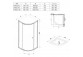 Shower cabin Ravak Matrix MSRV4-90/90 corner czteroelementowa satyna + transparent - sanitbuy.pl