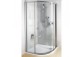 Shower cabin Ravak Pivot PSKK3-100 semicircular polerowane aluminium + transparent PSKK3 - sanitbuy.pl