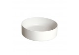 Washbasin Cielo Shui Comfort countertop, round, 40x40 cm, white