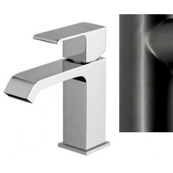 Washbasin faucet standing Bruma Linea satyna- sanitbuy.pl