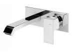 Wall mounted washbasin faucet Bruma Linea spout 209 mm, Sunset
