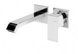 Wall mounted washbasin faucet Bruma Linea spout 209 mm, Sunset- sanitbuy.pl