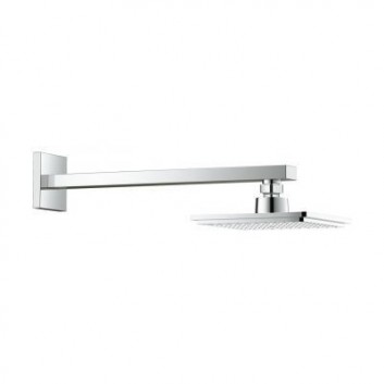 Overhead shower square Grohe Euphoria Cube 150 with arm ściennym chrome - sanitbuy.pl