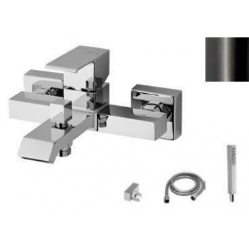 Wall mounted bath mixer Bruma Linea spout 186 mm, satyna- sanitbuy.pl