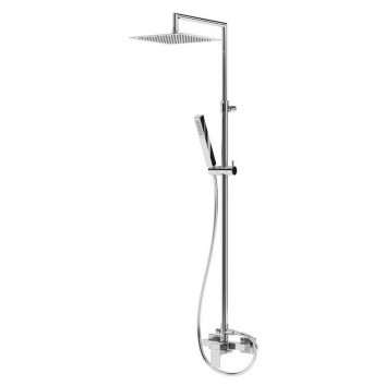 Shower set with mixer Bruma Linea overhead shower 30 cm, sunset- sanitbuy.pl