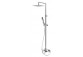 Shower set with mixer Bruma Linea overhead shower 30 cm, sunset- sanitbuy.pl