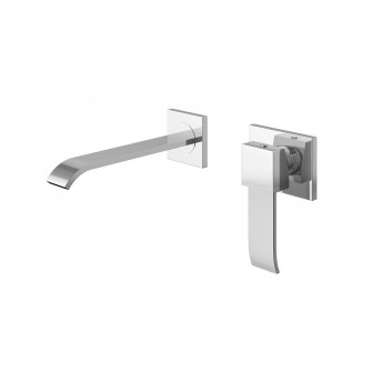 Washbasin faucet Kohlman Axis single lever concealed, chrome - sanitbuy.pl