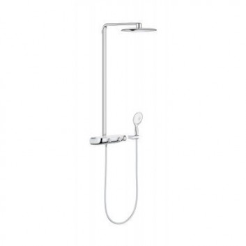 Shower set wall mounted Grohe Smartcontrol Rainshower System SmartControl 360 MONO thermostatic with head shower chrome - sanitbuy.pl