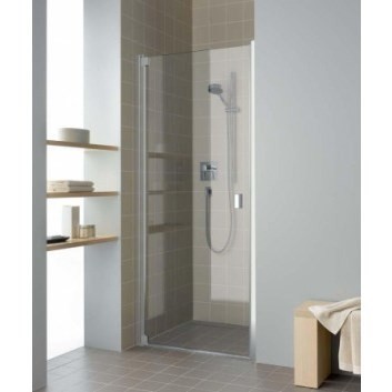Door shower Kermi Raya 100cm, swinging 1-swing, right version with coating KermiClean- sanitbuy.pl