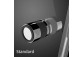 Door shower Radaway Fuenta New DWB left 100 profil chrome, glass transparent- sanitbuy.pl