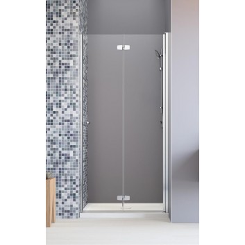 Door shower Radaway Fuenta New DWB left 100 profil chrome, glass transparent- sanitbuy.pl