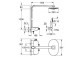 Shower set Grohe Rainshower System SmartControl 360 DUO chrome, wall mounted, with thermostat- sanitbuy.pl