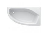 Asymmetric bathtub Ideal Standard Active 160x90 cm left, white- sanitbuy.pl