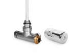 Set zintegrowany thermostatic kątowy z rurką zanurzeniową Terma, Lewy - chrome