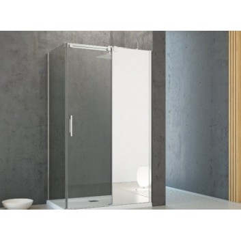 Door shower 100 left Radaway Espera KDJ Mirror glass transparent, profil chrome- sanitbuy.pl