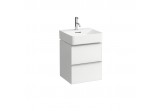 Cabinet pod umywalkę Laufen Space 43,5x41x52cm 2 x szuflada, for washbasin 815281 white