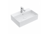 Countertop washbasin Villeroy & Boch Memento 2.0 60x42 cm z overflow, white 4A076001