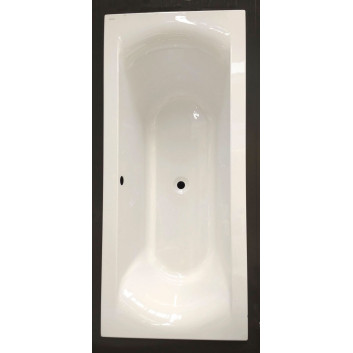 Bathtub rectangular Riho Linares 160x70x45 cm acrylic, white - sanitbuy.pl