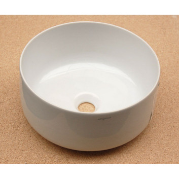 Washbasin 35 cm countertop white Art Ceram Cognac- sanitbuy.pl