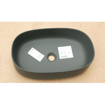 Washbasin 55 cm countertop black Art Ceram Cognac- sanitbuy.pl